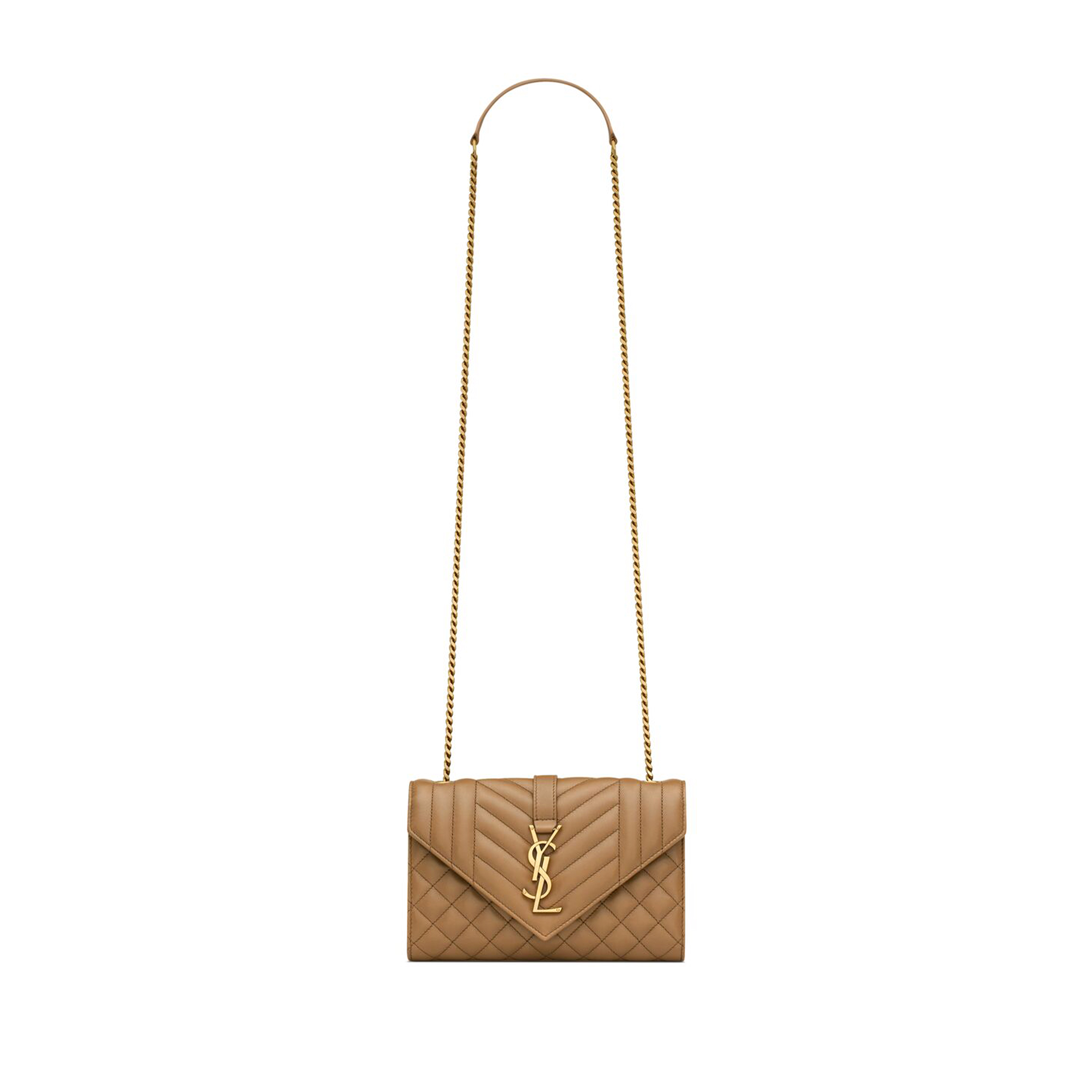 YSL ENVELOPE SMALL IN MATELASSÉ LAMBSKIN 600195AACT72760 (21*13*6cm) YSL ENVELOPE SMALL IN MATELASSÉ LAMBSKIN 600195AACT72760 (21*13*6cm)